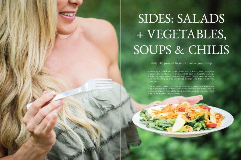 Sides: Salads + vegetables, soup & chilis